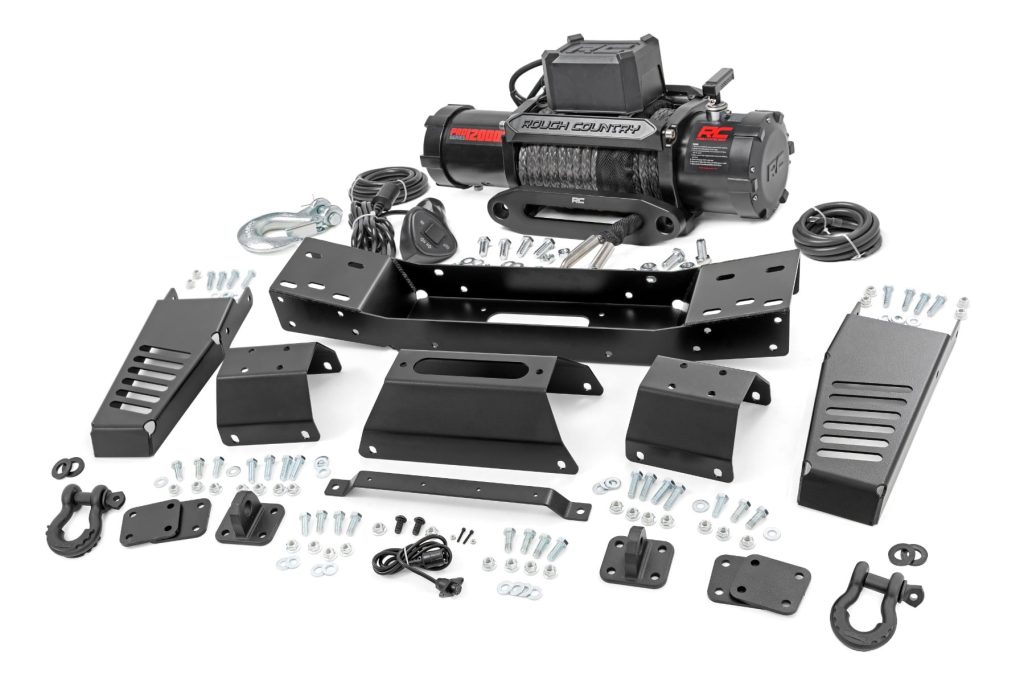Rough Country Hidden Winch Mount 12000S Toyota Tundra 2WD/4WD (2022-2026)