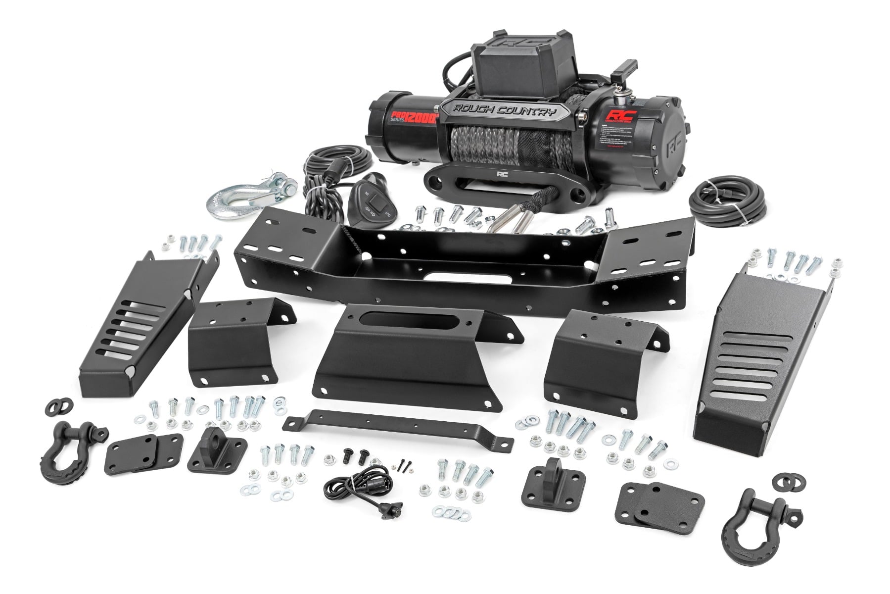 Rough Country Hidden Winch Mount 12000S Toyota Tundra 2WD/4WD (2022-2026)