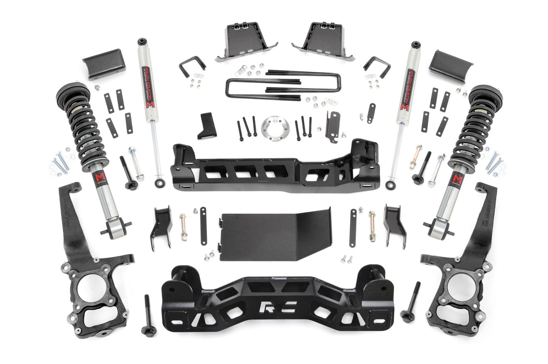 Rough Country 6 Inch Lift Kit M1 Struts/M1 Ford F-150 4WD (2014)