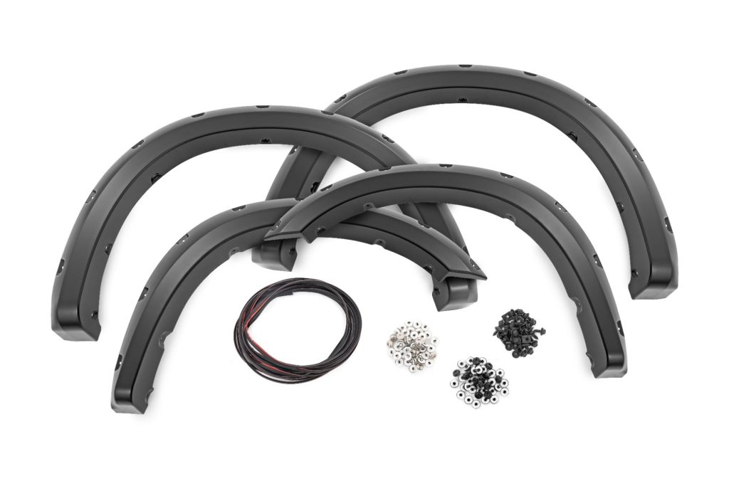 Rough Country Pocket Fender Flares PAS Steel Storm Ram 2500/3500 2WD/4WD (2019-2026)