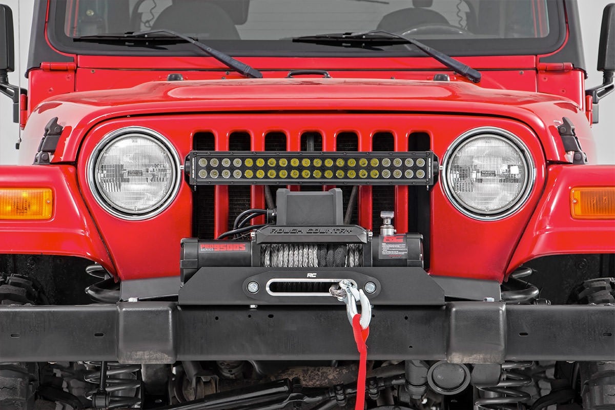 Rough Country Winch Mounting Plate Jeep Wrangler TJ (97-06)/Wrangler Unlimited (04-06)