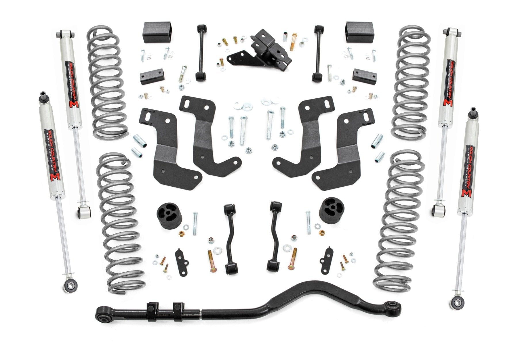 Rough Country 3.5 Inch Lift Kit C/A Drop Stage 1 M1 Jeep Wrangler JL 4WD (24-25)