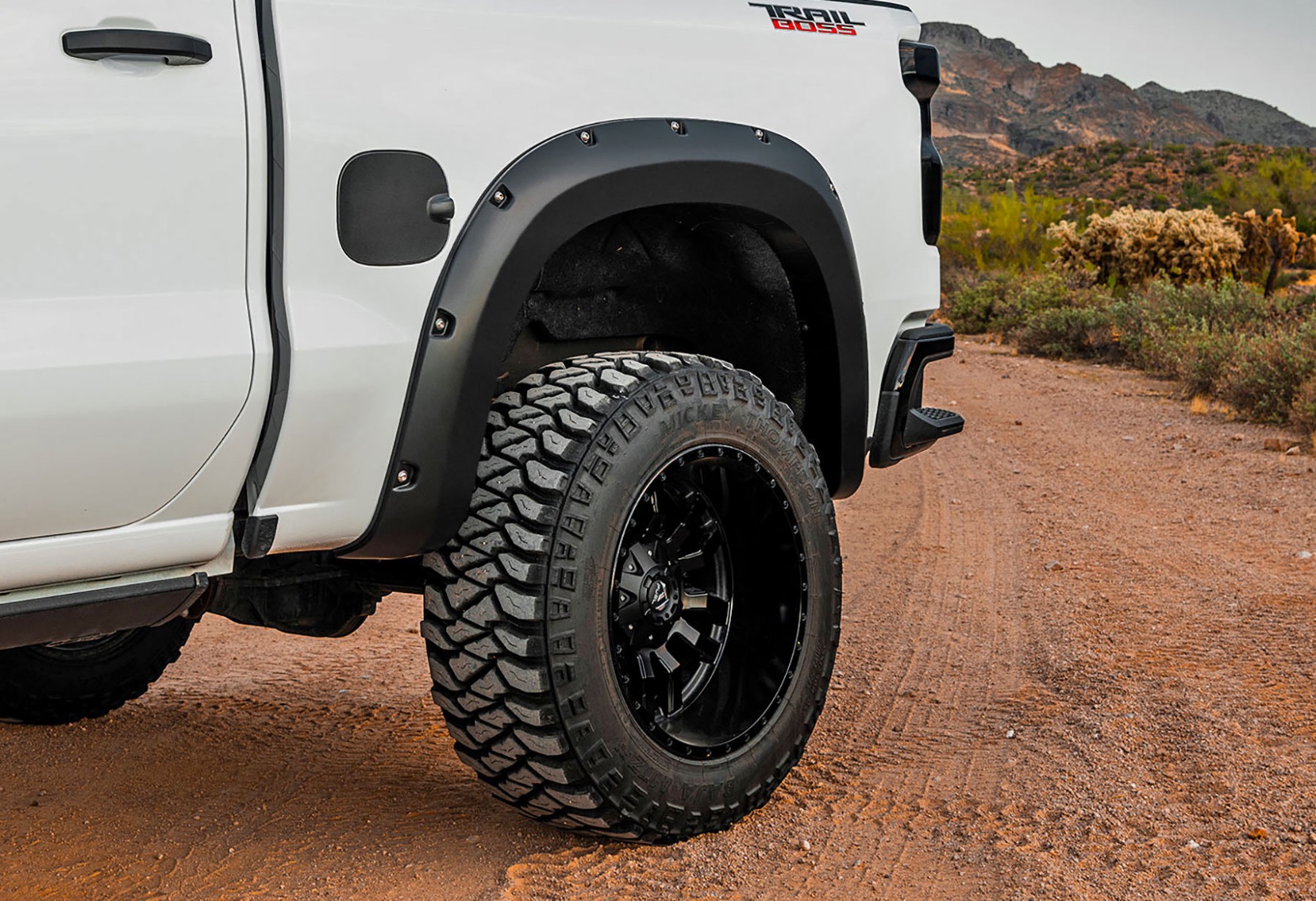 Rough Country Pocket Fender Flares G7C Red Hot Chevy Silverado 1500 2WD/4WD (2019-2021)