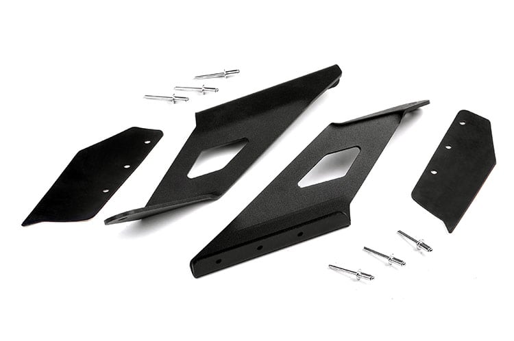 Rough Country LED Light Mount Upper Windshield 54β³ Curved Chevy/GMC SUV 1500 (15-20)