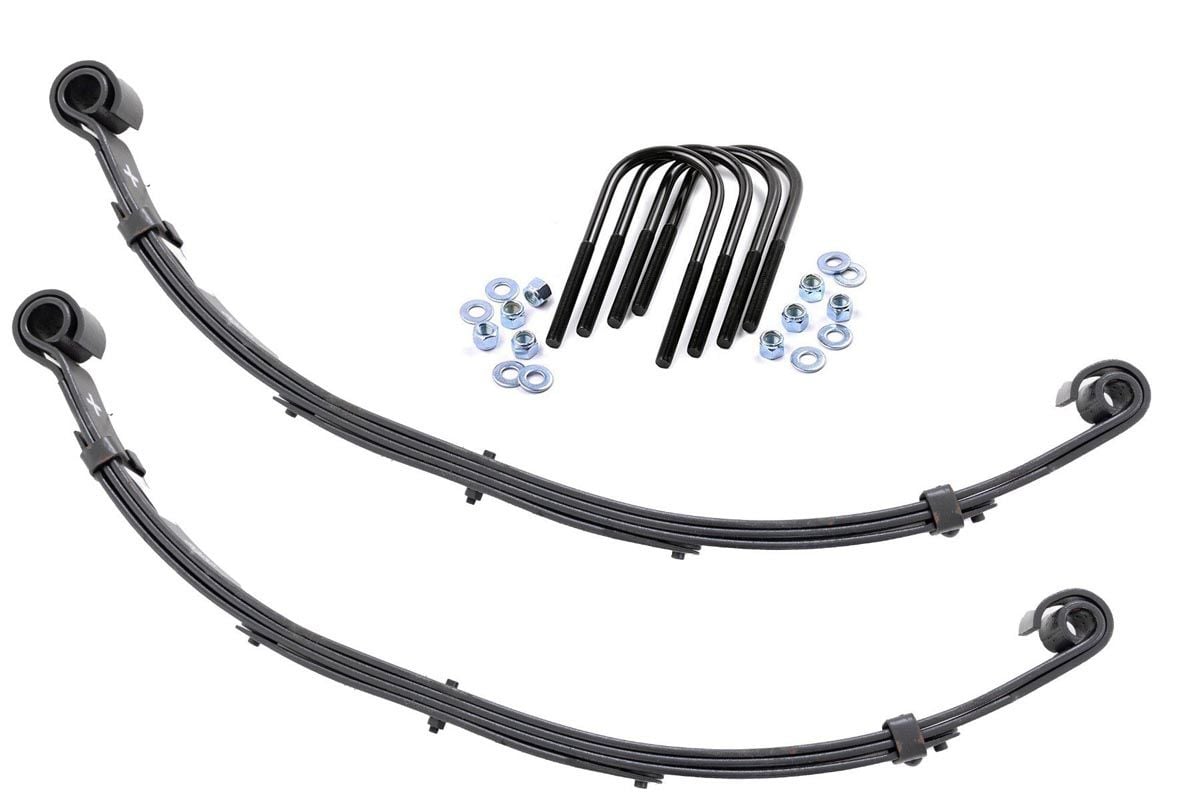 Rough Country Rear Leaf Springs 4″ Lift Pair Jeep CJ5/CJ7 5 4WD (1976-1983)