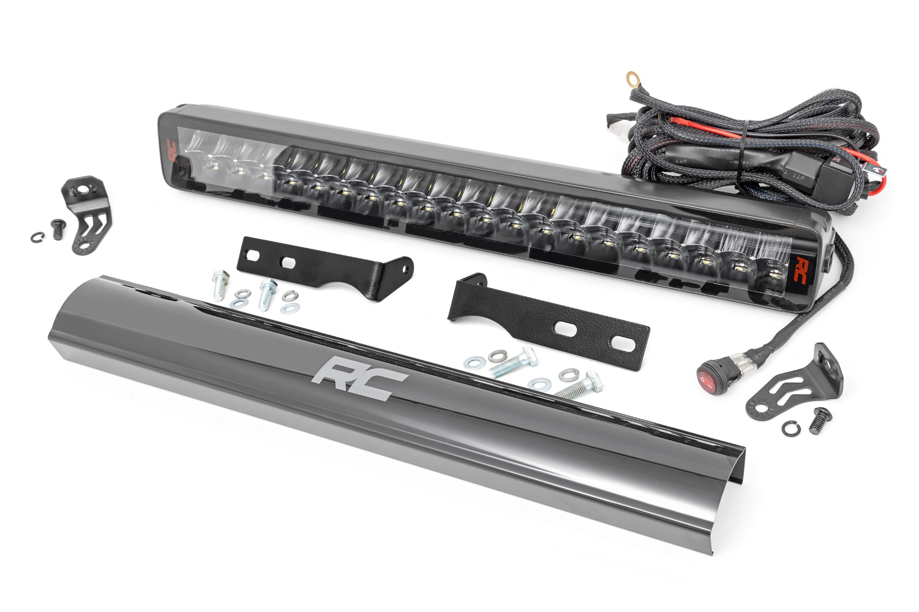Rough Country LED Light Kit Bumper Mount 20″ Spectrum Dual Row Jeep Grand Cherokee WK2 (11-20)