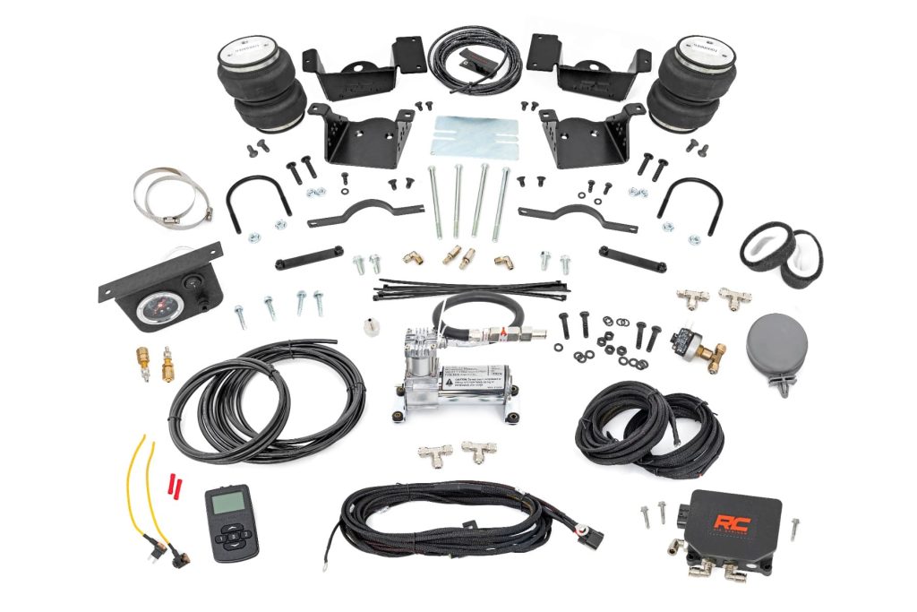 Rough Country Air Spring Kit w/compressor Wireless Controller Chevy/GMC 2500HD/3500HD (20-26)