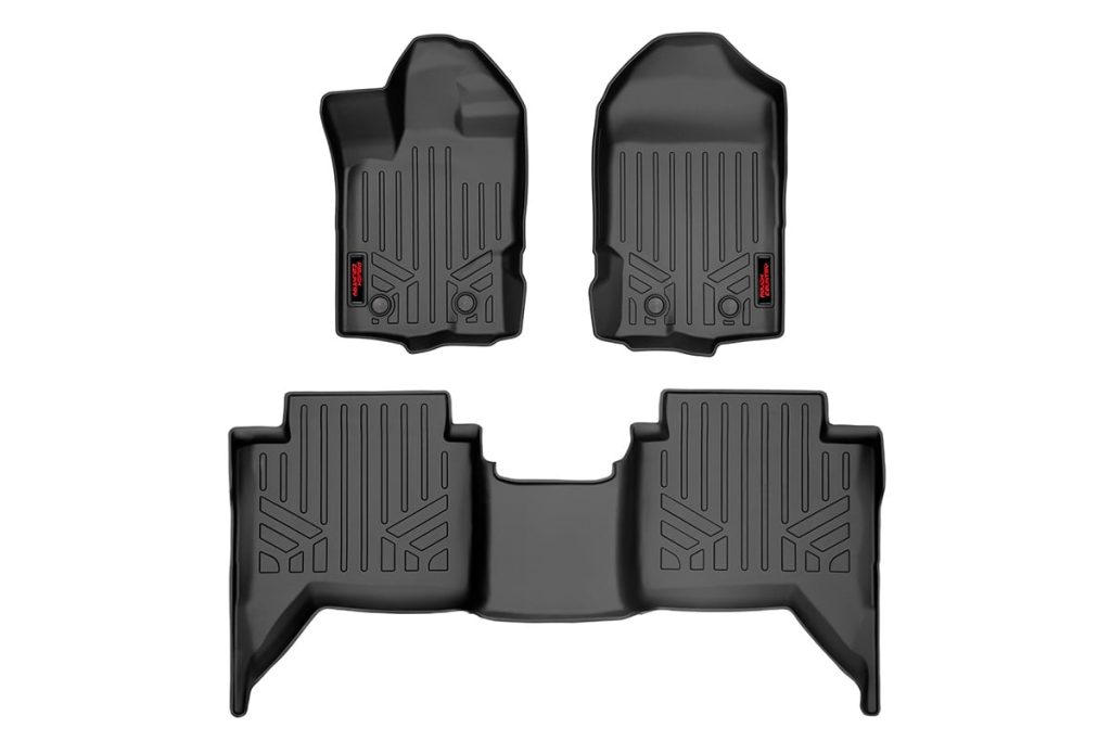 Rough Country Floor Mats FR & RR Ford Ranger 2WD/4WD (2019-2023)