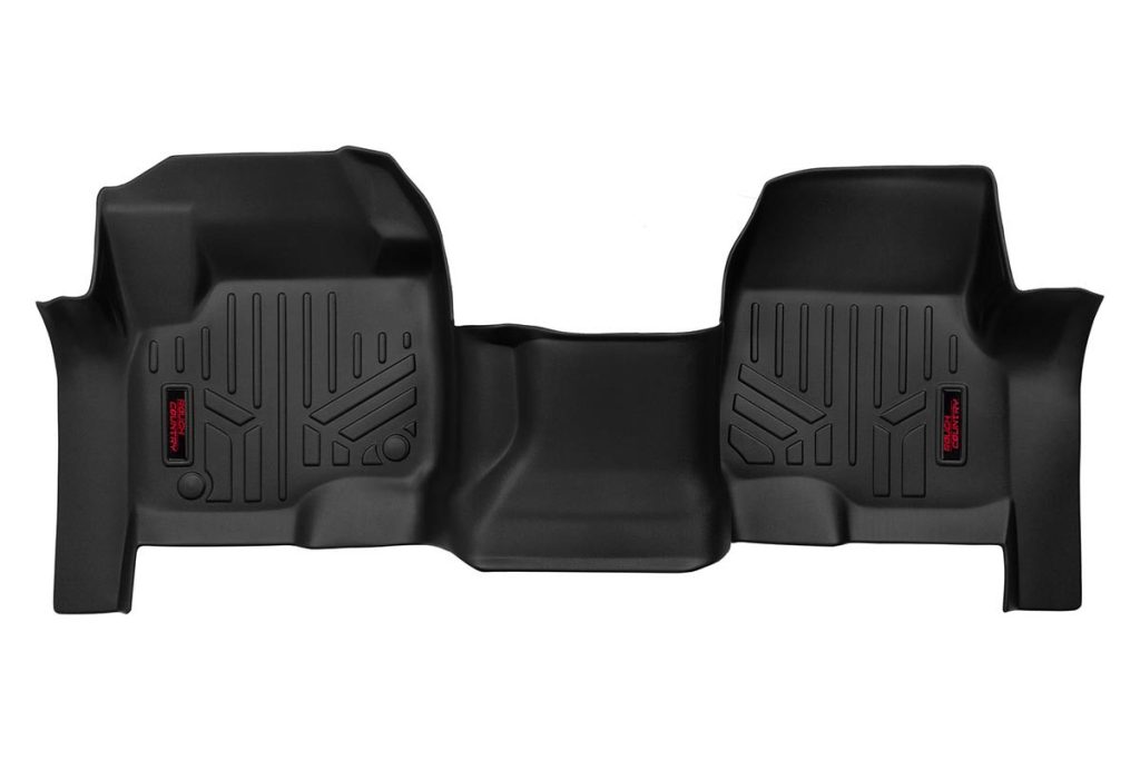 Rough Country Floor Mats Front Over Hump Ford F-250/F-350 Super Duty 2WD/4WD (17-26)