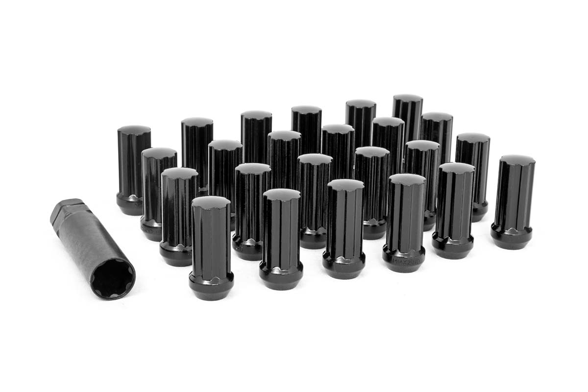 Rough Country M14 x 1.5 Lug Nut Set of 24 Black
