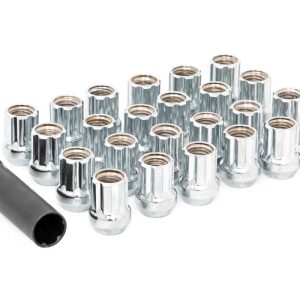 Rough Country M14 x 2.0 Lug Nut Set of 24 Chrome Open End