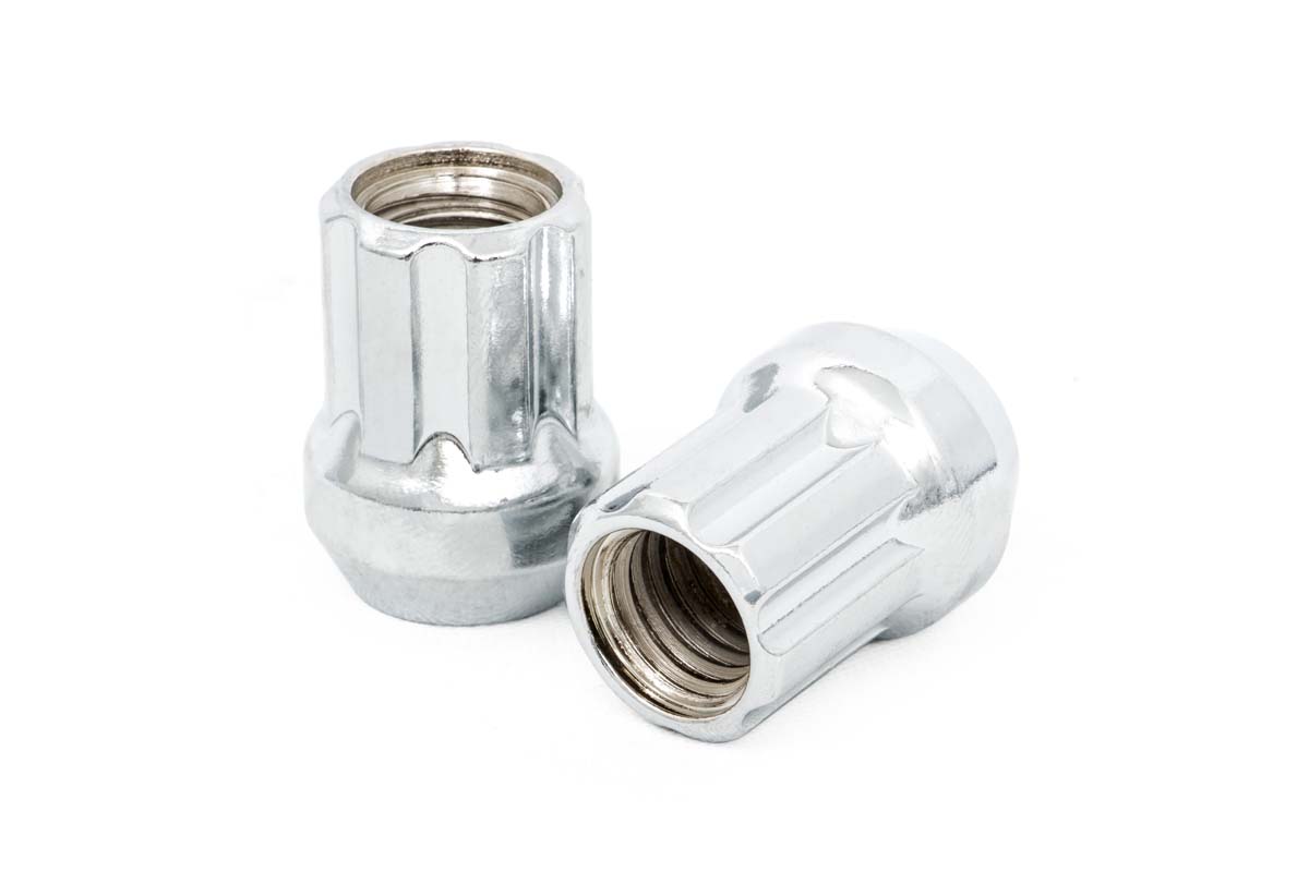 Rough Country M14 x 2.0 Lug Nut Set of 24 Chrome Open End