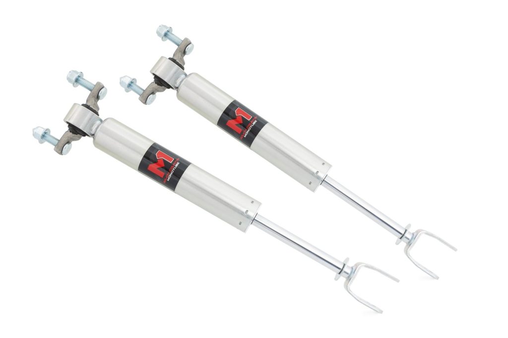 Rough Country M1 Monotube Front Shocks 3.5-4.5″ Chevy/GMC 2500HD/3500HD (11-26)