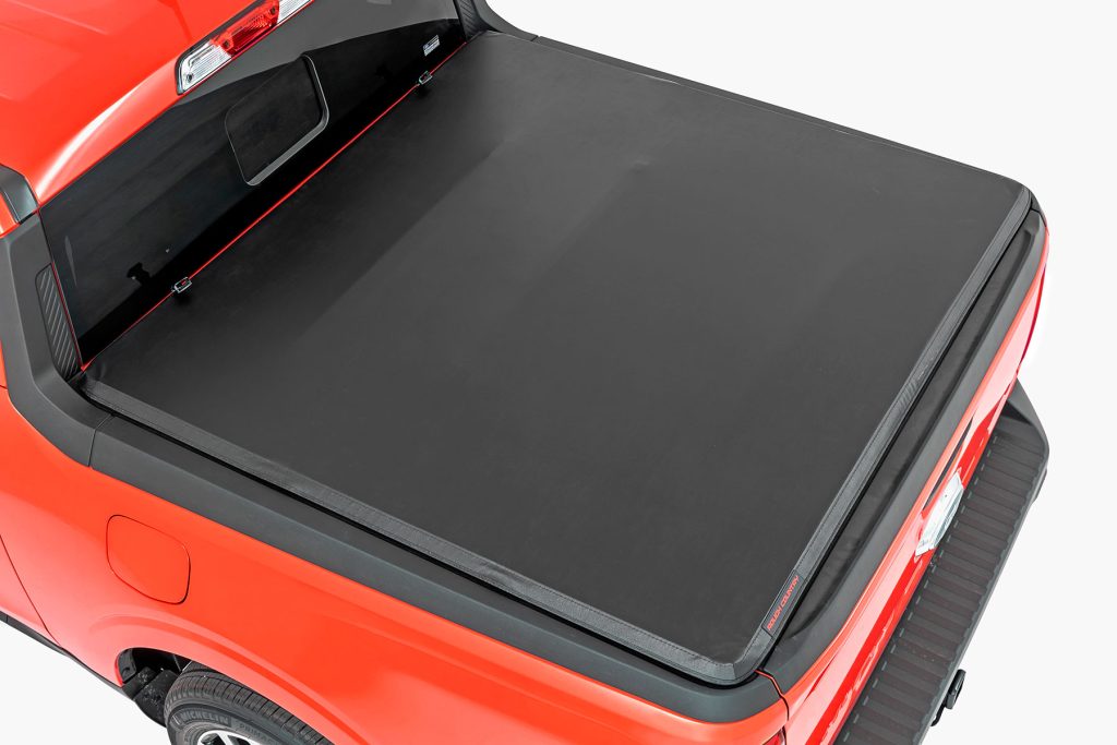 Rough Country Soft Tri-Fold Bed Cover 4’6″ Bed Ford Maverick 2WD/4WD (2022-2026)