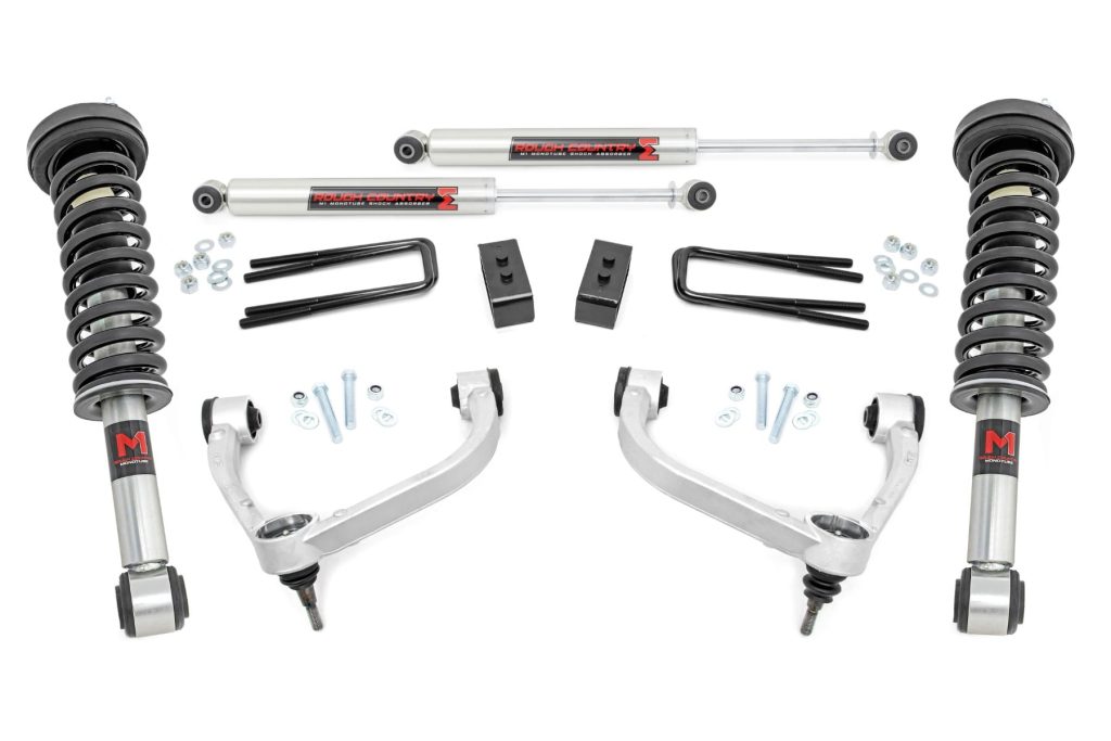 Rough Country 3 Inch Lift Kit M1 Struts Ford F-150 4WD (2009-2013)