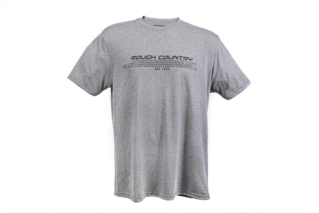 Rough Country T-Shirt Horizontal Tread Grey XL