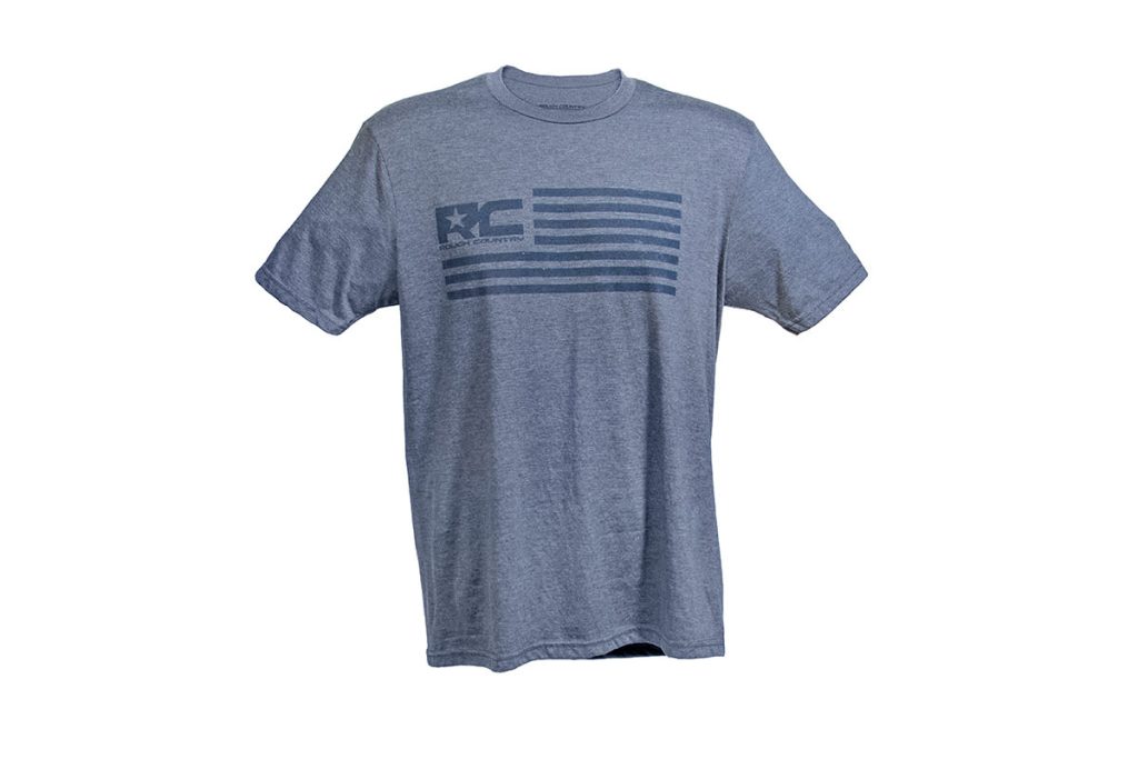 Rough Country T-Shirt American Flag Blue XL
