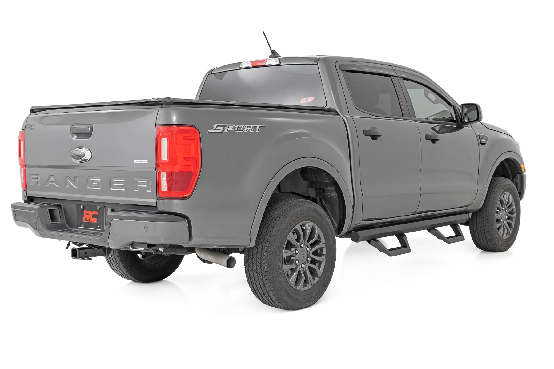 Rough Country SRX2 Adjustable Aluminum Steps Ford Ranger 2WD/4WD (2019-2026)