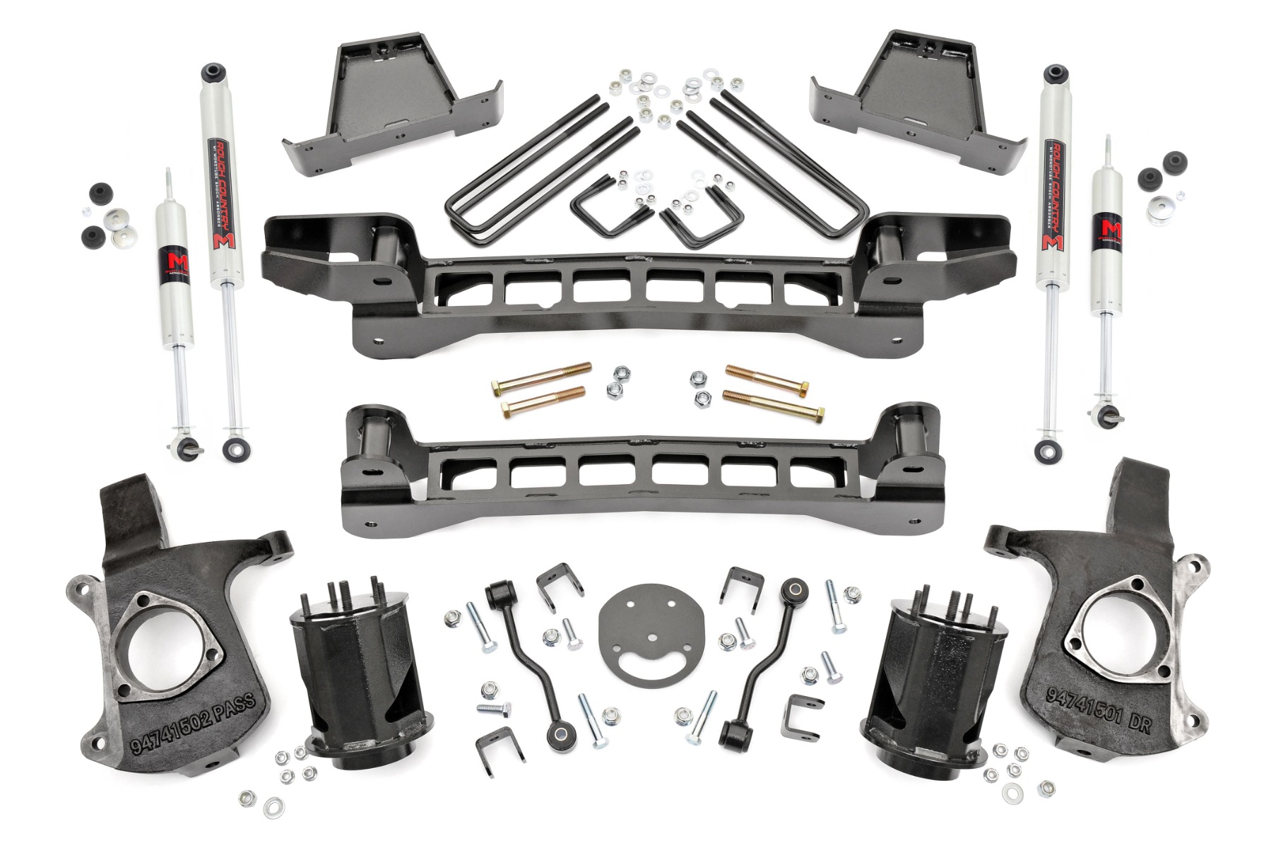 Rough Country 6 Inch Lift Kit M1 Shocks Chevy/GMC 1500 2WD (99-06 & Classic)