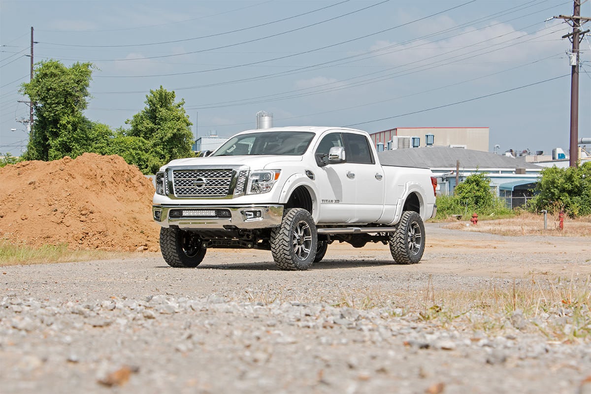 Rough Country 6 Inch Lift Kit Nissan Titan XD 4WD (2016-2024)
