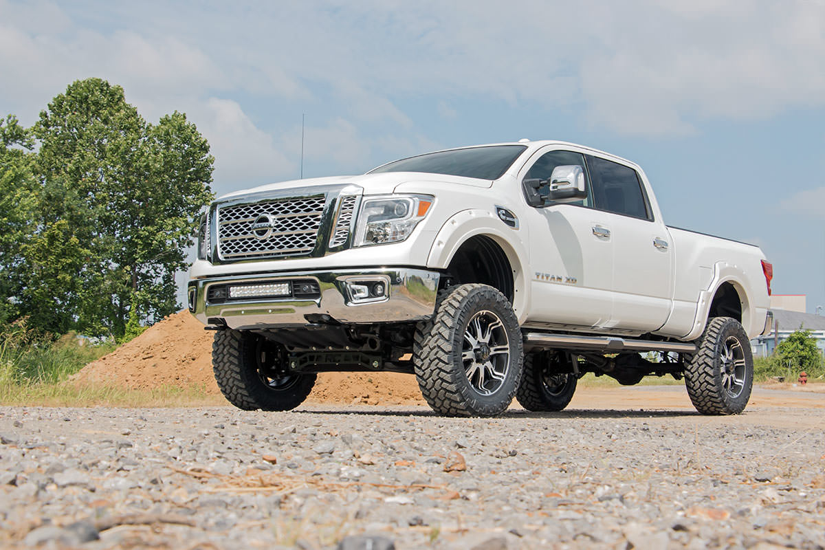 Rough Country 6 Inch Lift Kit Nissan Titan XD 4WD (2016-2024)