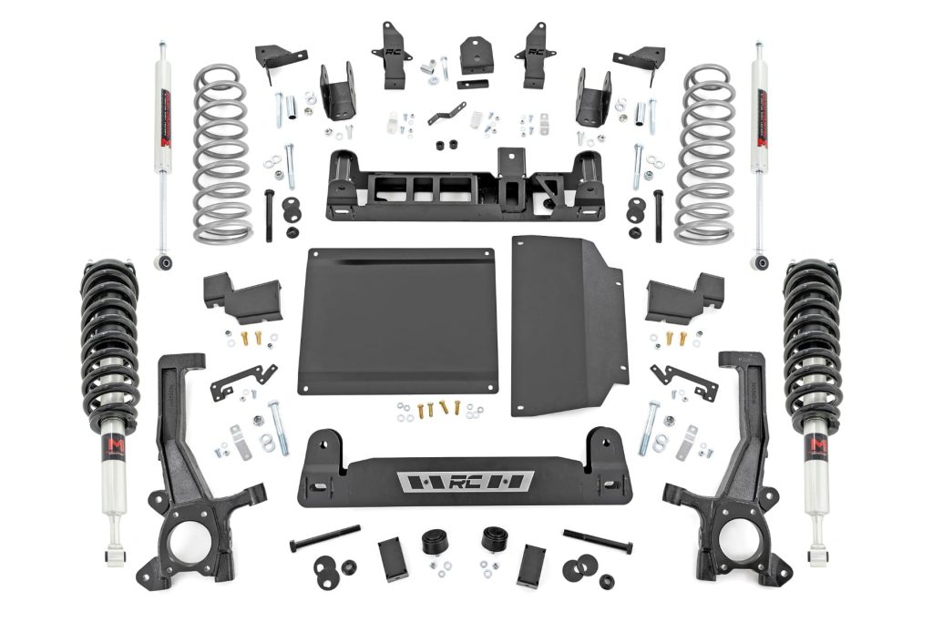 Rough Country 6 Inch Lift Kit M1 Strut Rear Coil Toyota Tundra 4WD (2022-2026)