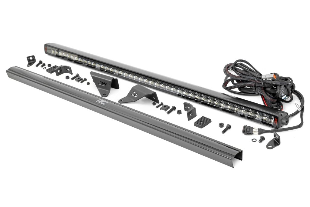 Rough Country LED Light Kit Upper Windshield 40″ Spectrum Single Row Ford Bronco (21-26)