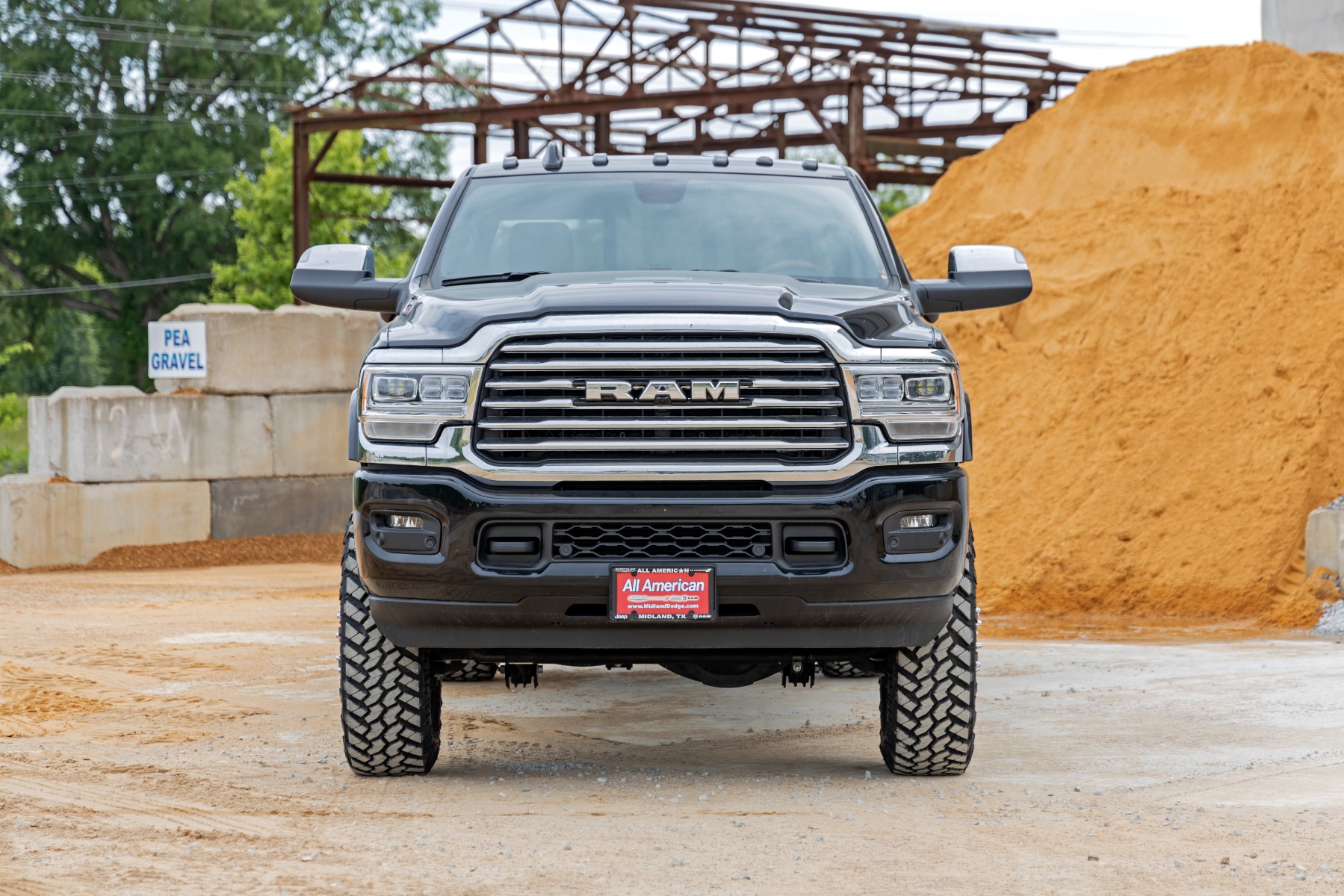 Rough Country 5 Inch Lift Kit Diesel AISIN Ram 3500 4WD (2019-2024)