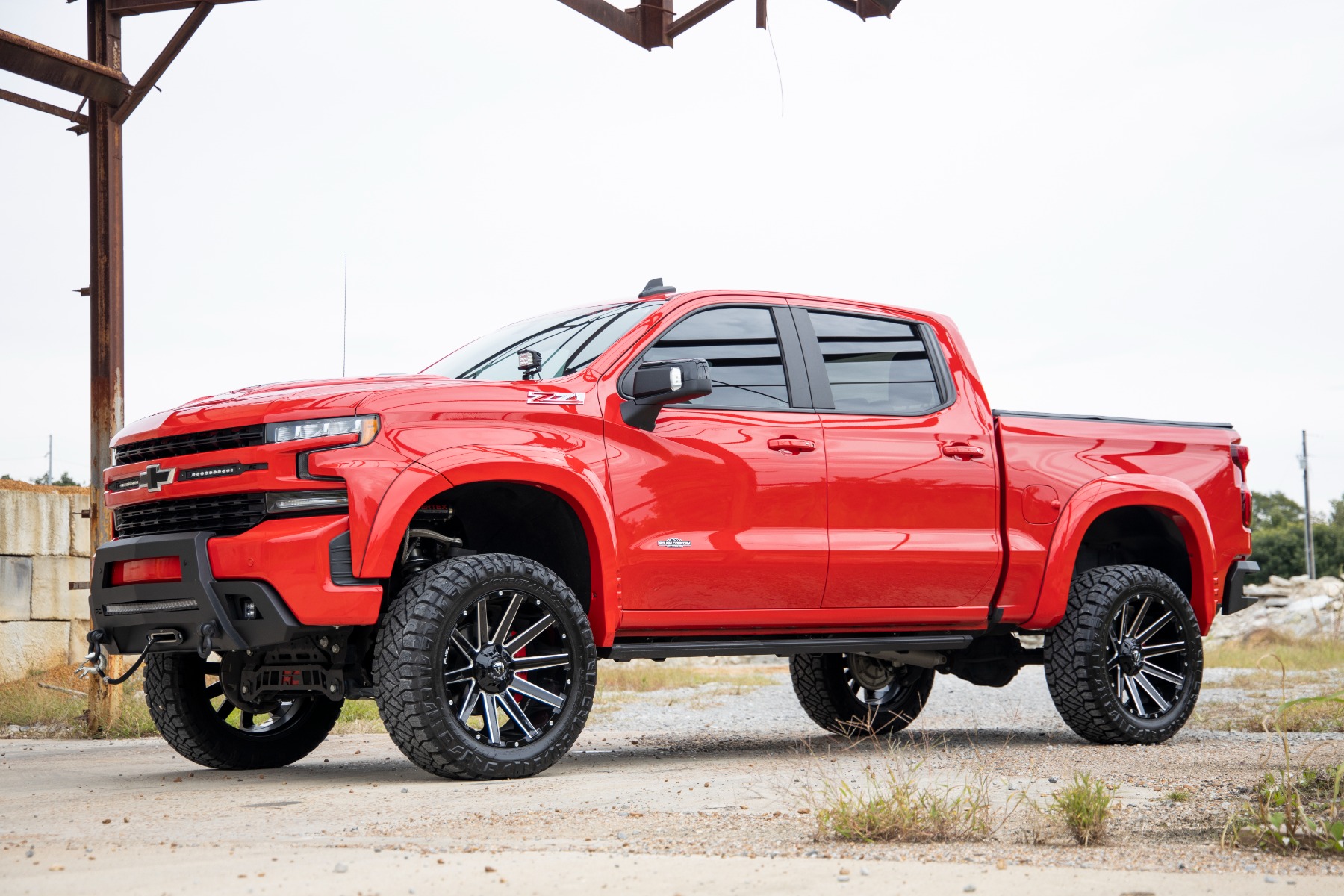Rough Country SF1 Fender Flares G7C Red Hot Chevy Silverado 1500 2WD/4WD (2019-2026)