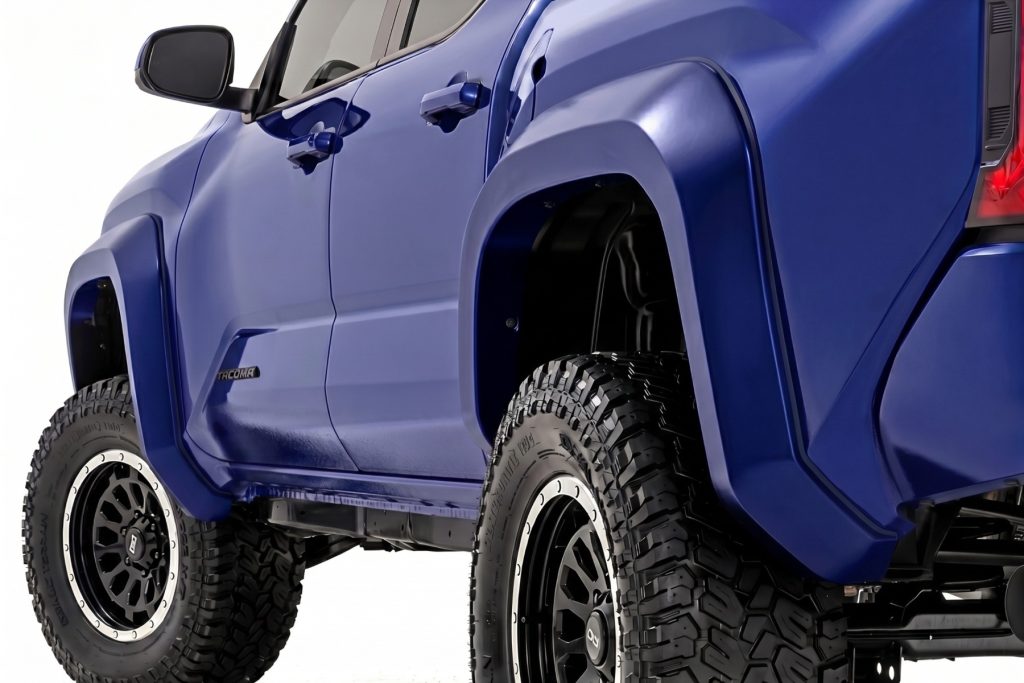 Rough Country Sport Fender Flares 8W7 Blue Crush Toyota Tacoma 2WD/4WD (2024-2026)