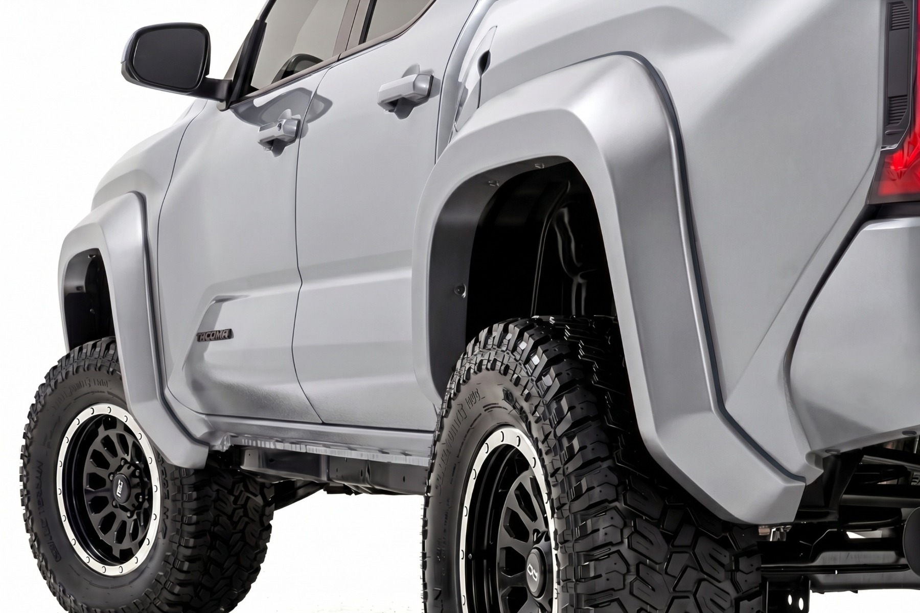 Rough Country Sport Fender Flares 1J9 Celestial Silver Metallic Toyota Tacoma (24-26)