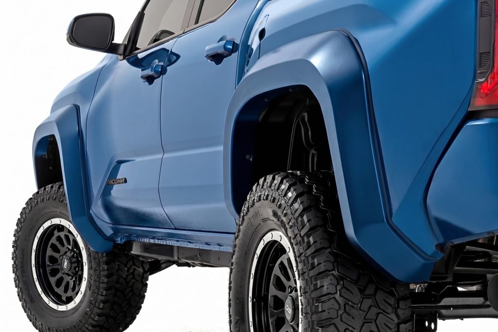 Rough Country Sport Fender Flares 8X0 Heritage Blue Toyota Tacoma 2WD/4WD (2024-2026)