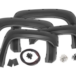 Rough Country Pocket Fender Flares 6β7β³ & 8β² Bed Chevy Silverado 1500/2500HD/3500HD (07-14)