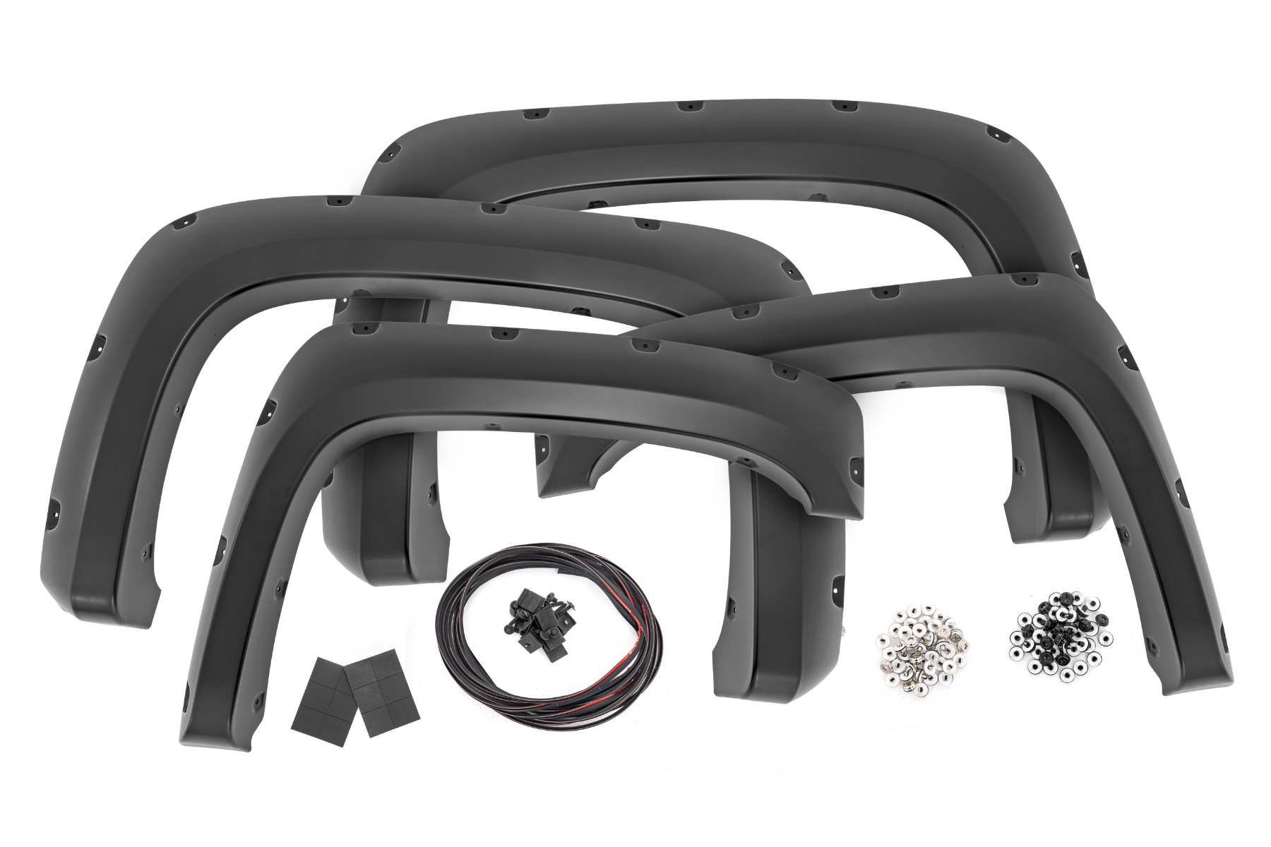 Rough Country Pocket Fender Flares 6’7″ & 8′ Bed Chevy Silverado 1500/2500HD/3500HD (07-14)