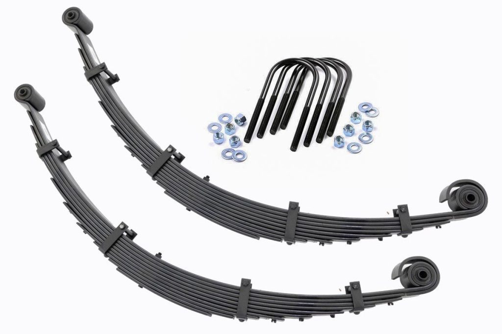 Rough Country Front Leaf Springs 8″ Lift Pair Ford F-250/F-350 Super Duty 4WD (99-04)