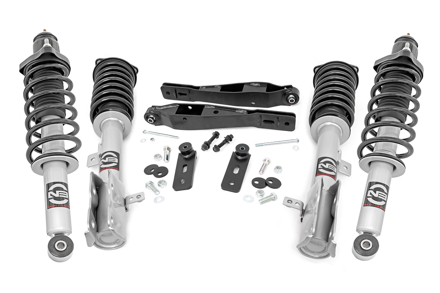 Rough Country 2 Inch Lift Kit N3 Struts Jeep Compass (07-16)/Patriot (10-17)