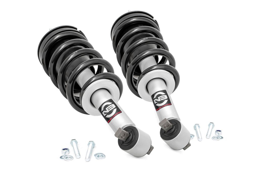 Rough Country Loaded Strut Pair 2 Inch Level Chevy/GMC Tahoe (07-20)/ Suburban (07-20)/ Yukon (07-20)