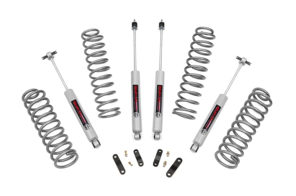 Rough Country 2.5 Inch Lift Kit Jeep Wrangler JK 4WD (2007-2018)