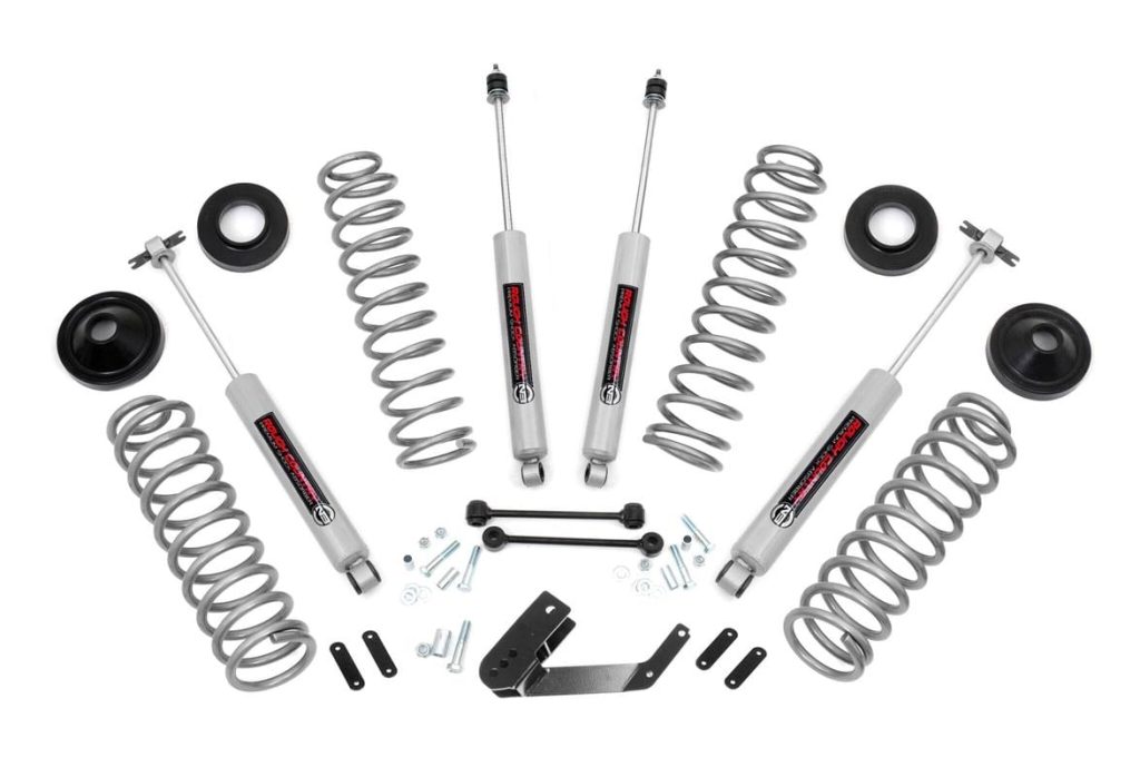 Rough Country 3.25 Inch Lift Kit Jeep Wrangler JK 4WD (2007-2018)