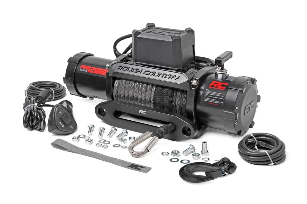 Rough Country 12000-Lb Pro Series Winch Synthetic Rope