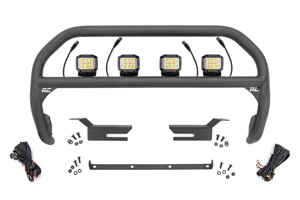 Rough Country Nudge Bar 3 Inch Wide Angle Led (x4) Ford Bronco 4WD (2021-2026)