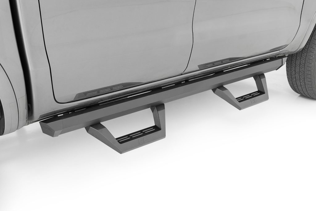 Rough Country SRX2 Adjustable Aluminum Steps Ford Ranger 2WD/4WD (2019-2026)