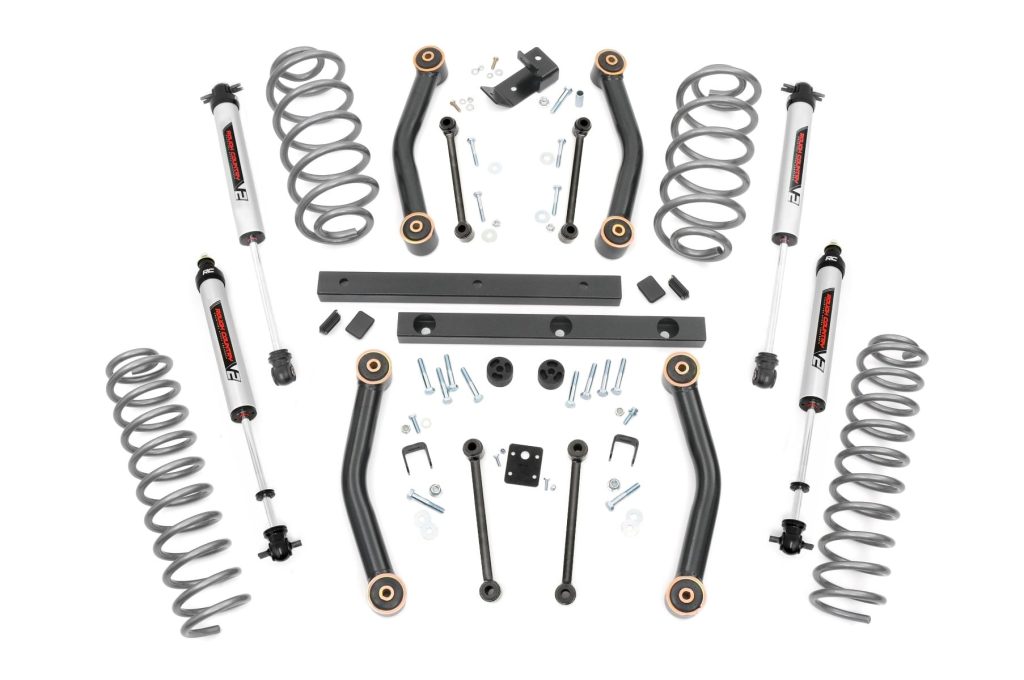 Rough Country 4 Inch Lift Kit V2 Jeep Wrangler TJ 4WD (1997-2002)