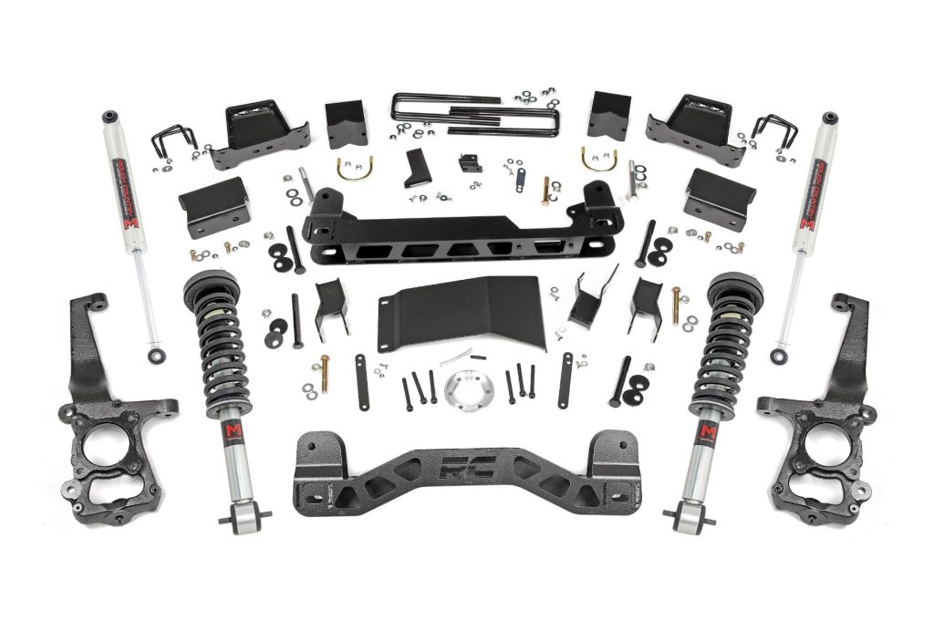 Rough Country 6 Inch Lift Kit M1 Struts/M1 Ford F-150 4WD (2015-2020)