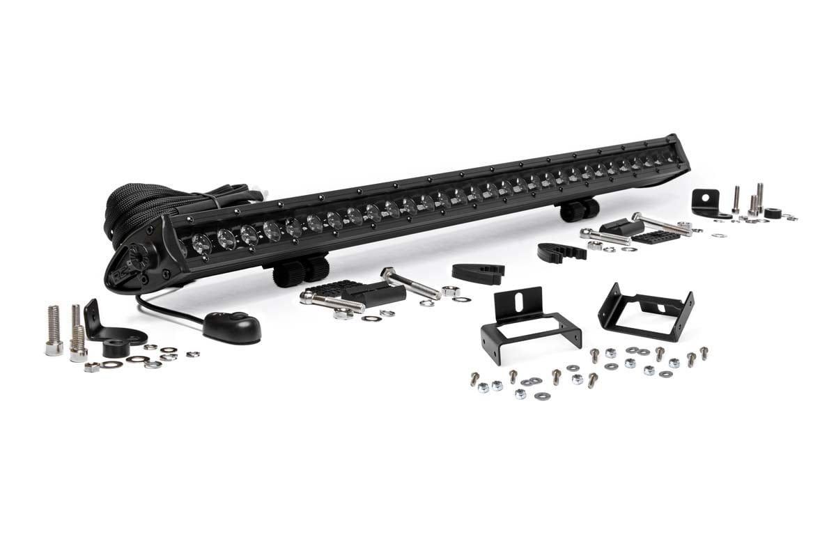 Rough Country LED Light Kit Grill Mount 30″ Black Single Row Ford F-250/F-350 Super Duty (11-16)