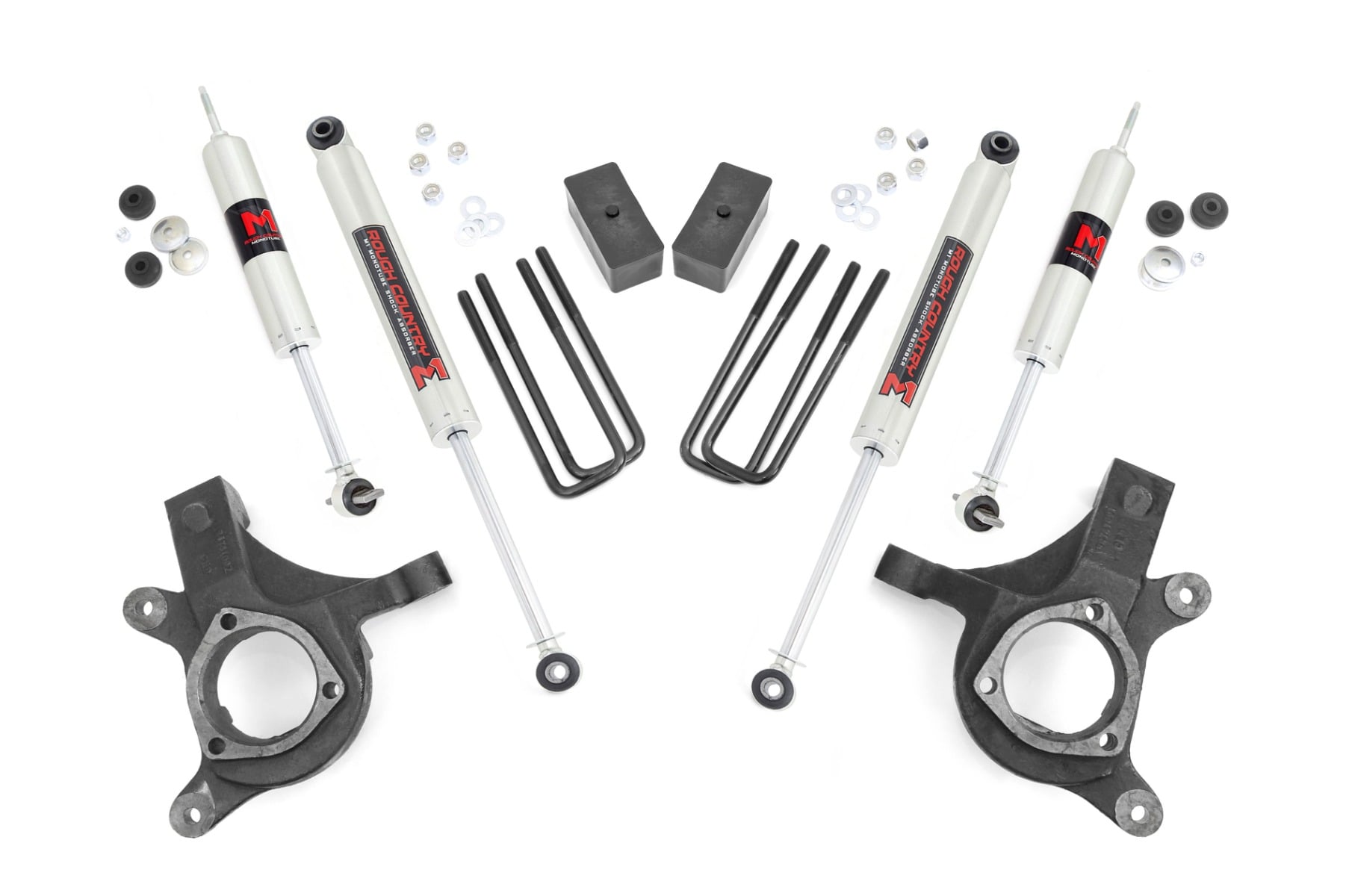 Rough Country 3 inch Lift Kit M1 Chevy Silverado & GMC Sierra 1500 2WD (1999-2006 & Classic)