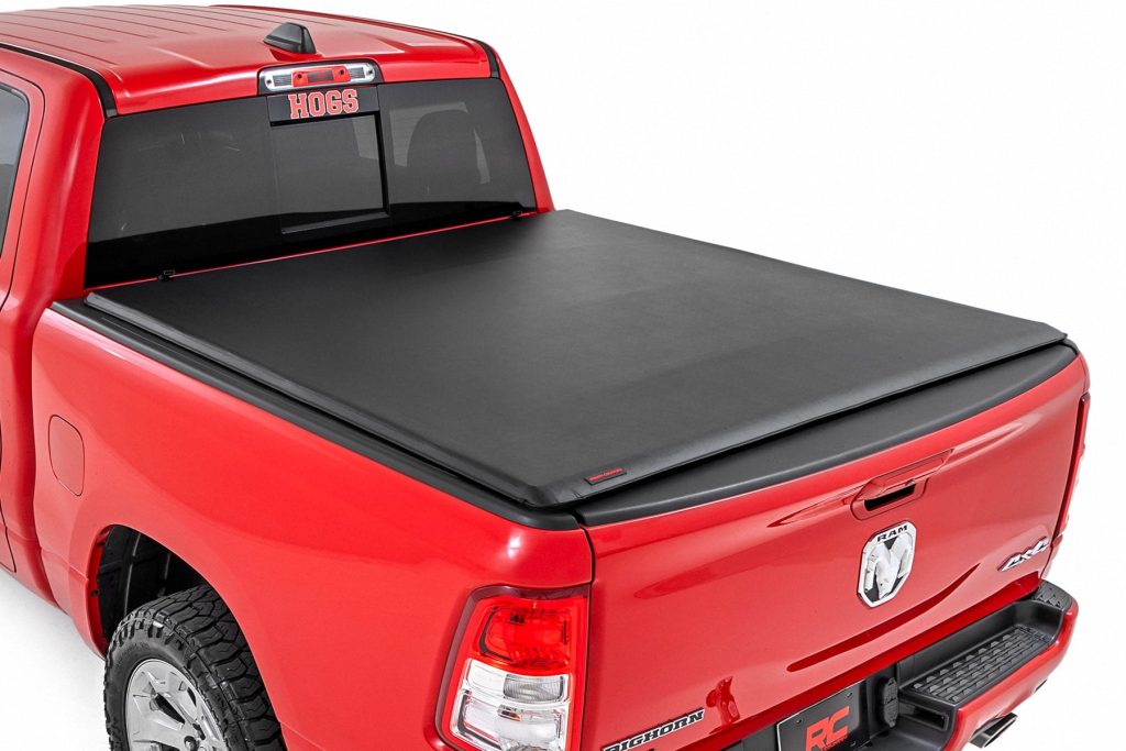 Rough Country Soft Roll Up Bed Cover 5’7″ Bed No Rambox Ram 1500 (19-26)/1500 TRX (21-24)