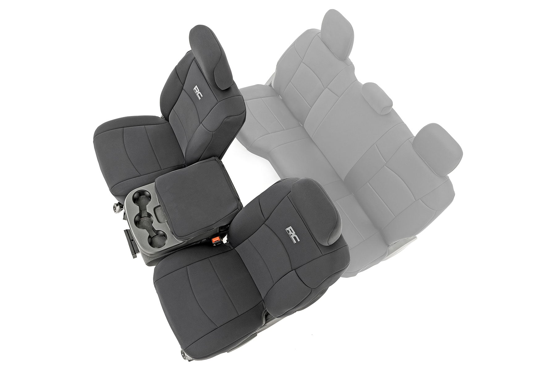 Rough Country Seat Covers Bucket Seats FR Ram 2500 2WD/4WD (2019-2026)