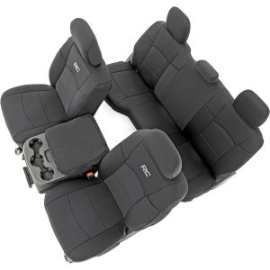 Rough Country Seat Covers Bucket Seats FR & RR Ram 2500 2WD/4WD (2019-2026)
