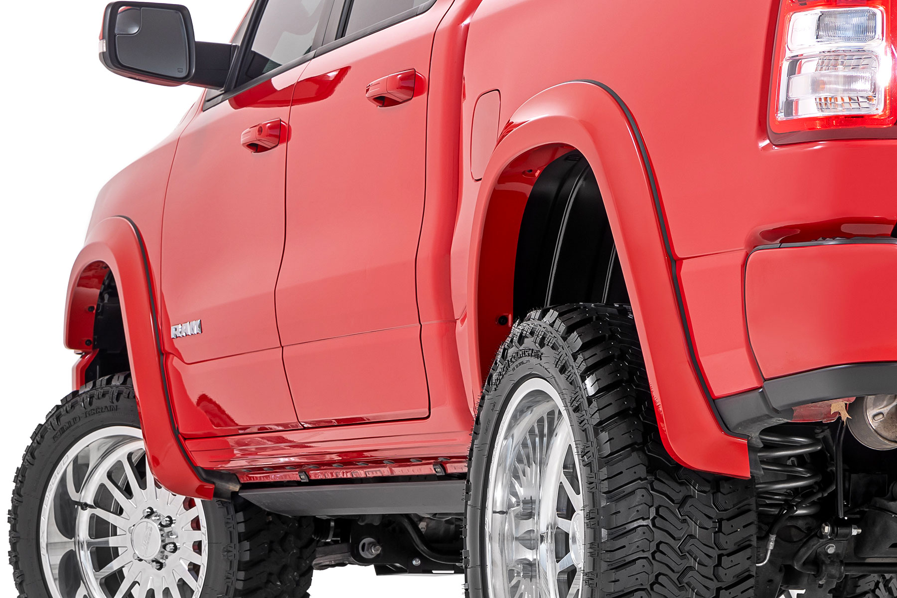 Rough Country Sport Fender Flares PSC Billet Silver Ram 1500 2WD/4WD (2019-2024)